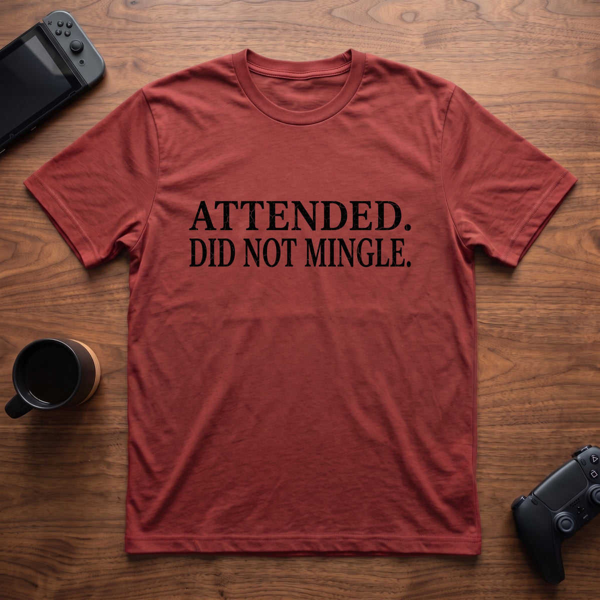 Did Not Mingle T-Shirt - Red