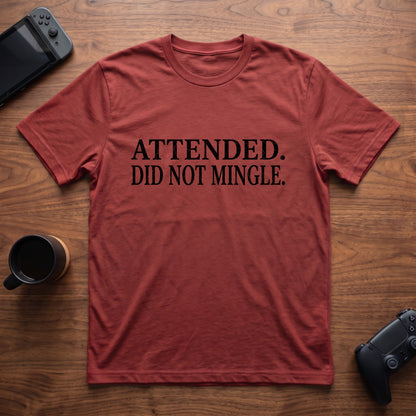 Did Not Mingle T-Shirt - Red