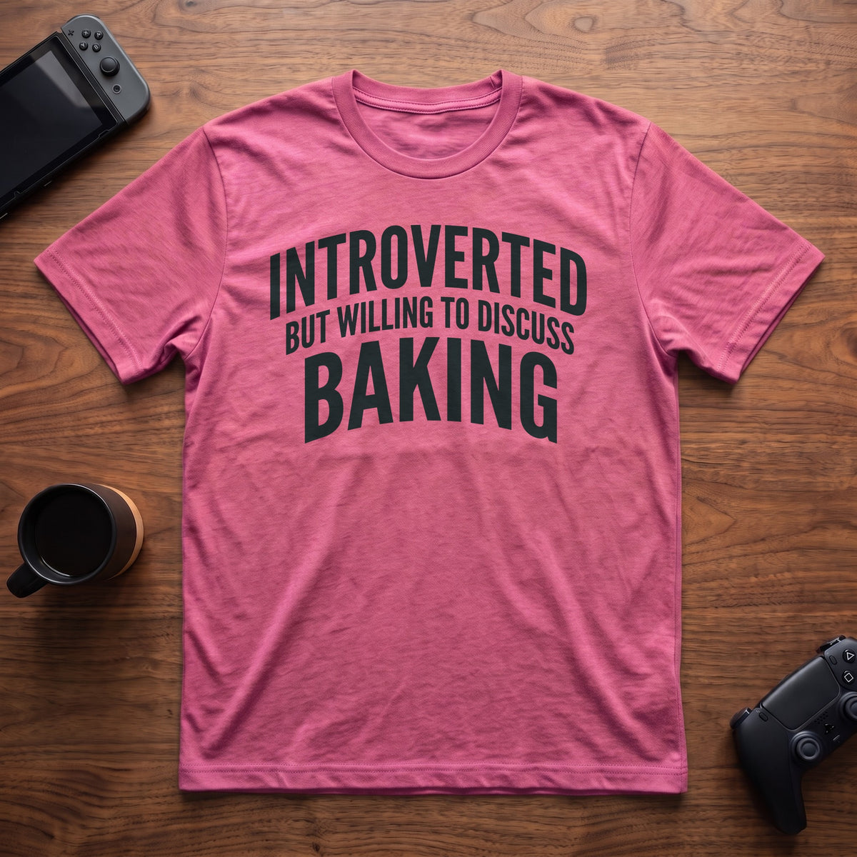 Discuss Baking T-Shirt - Heather Berry