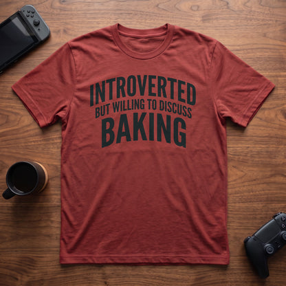 Discuss Baking T-Shirt - Red