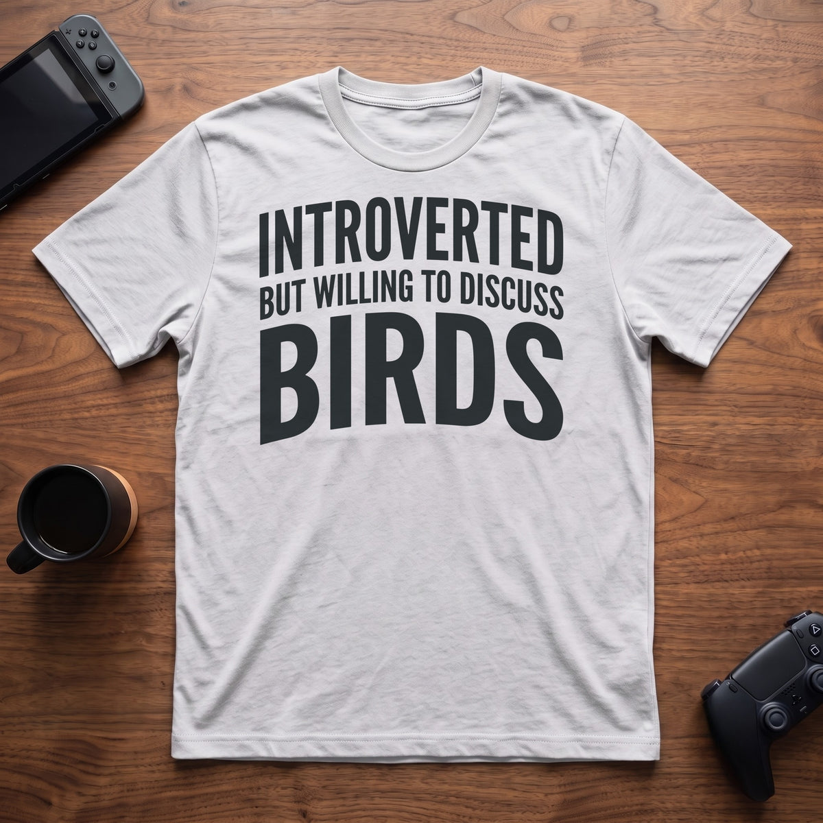 Discuss Birds T-Shirt - White