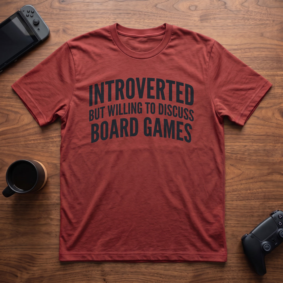 Discuss Board Games T-Shirt - Red
