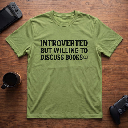 Discuss Books T-Shirt - Lime