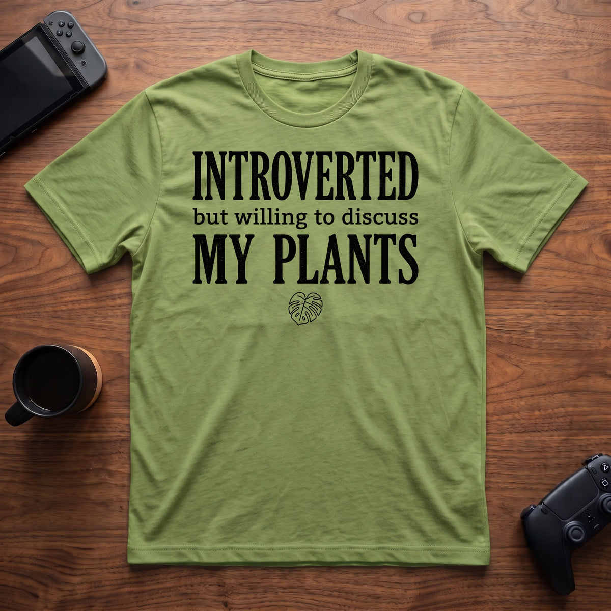 Discuss Plants T-Shirt - Lime