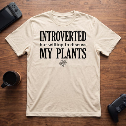 Discuss Plants T-Shirt - Natural