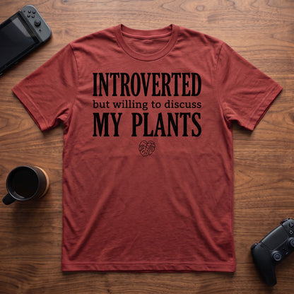 Discuss Plants T-Shirt - Red