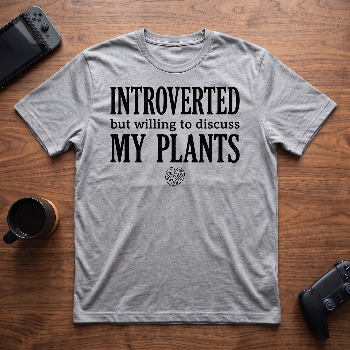 Discuss Plants T-Shirt - Sport Grey