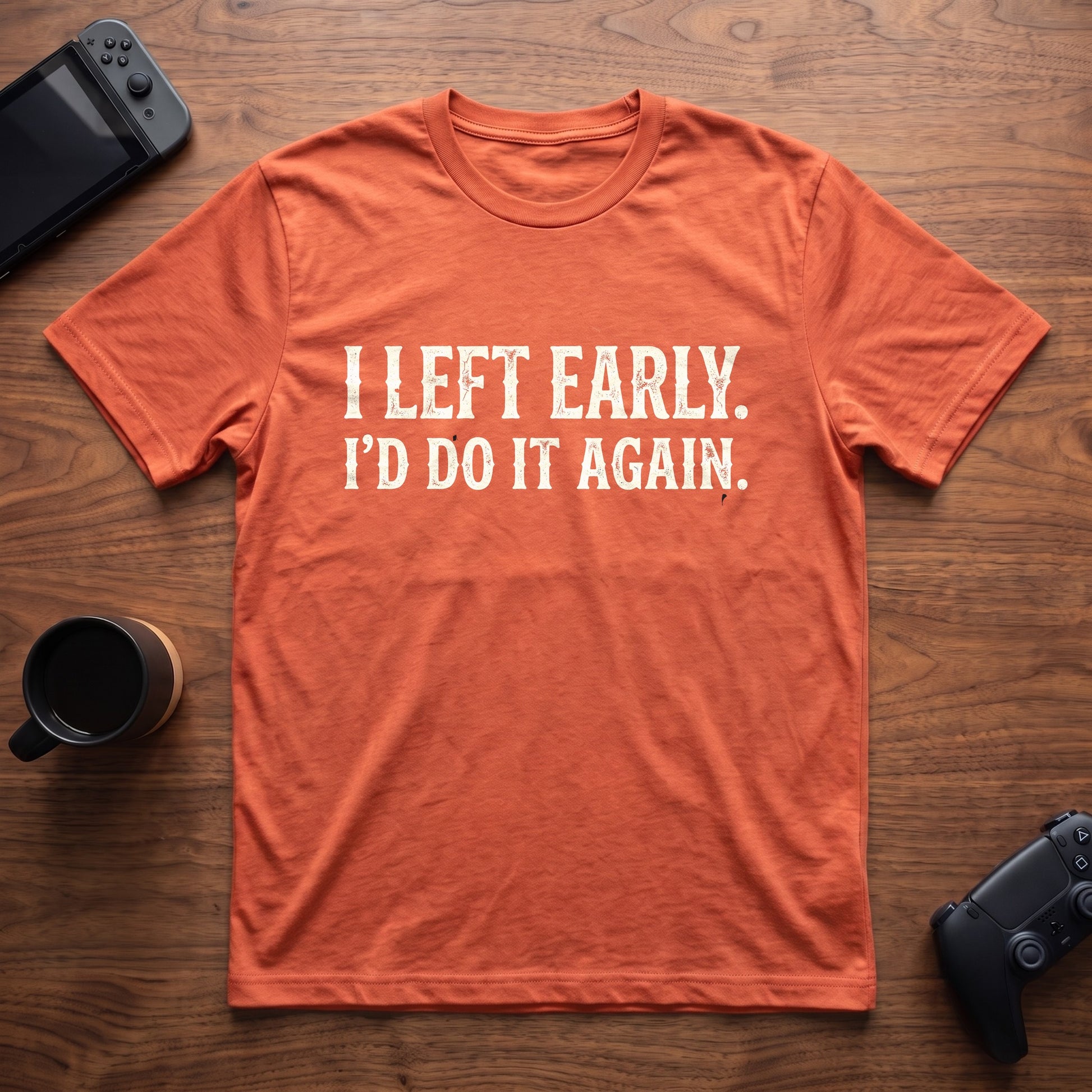 Do It Again T-Shirt - Heather Orange