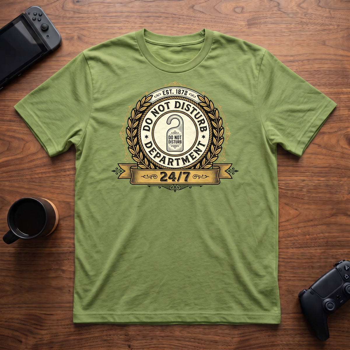 Do Not Disturb Department T-Shirt - Lime