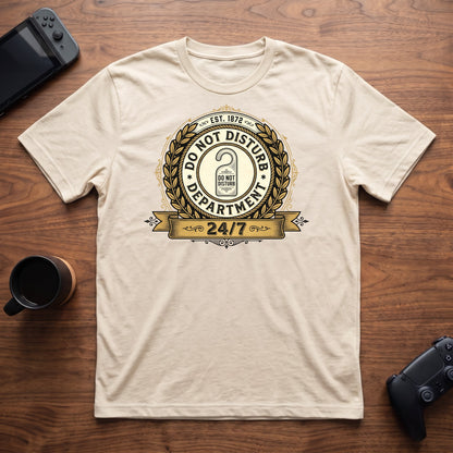 Do Not Disturb Department T-Shirt - Natural