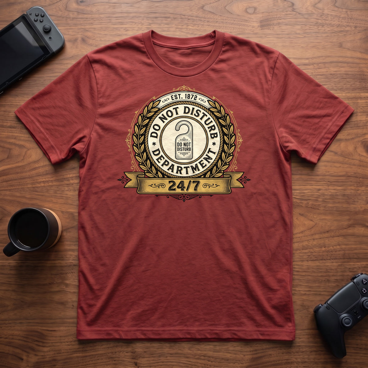 Do Not Disturb Department T-Shirt - Red