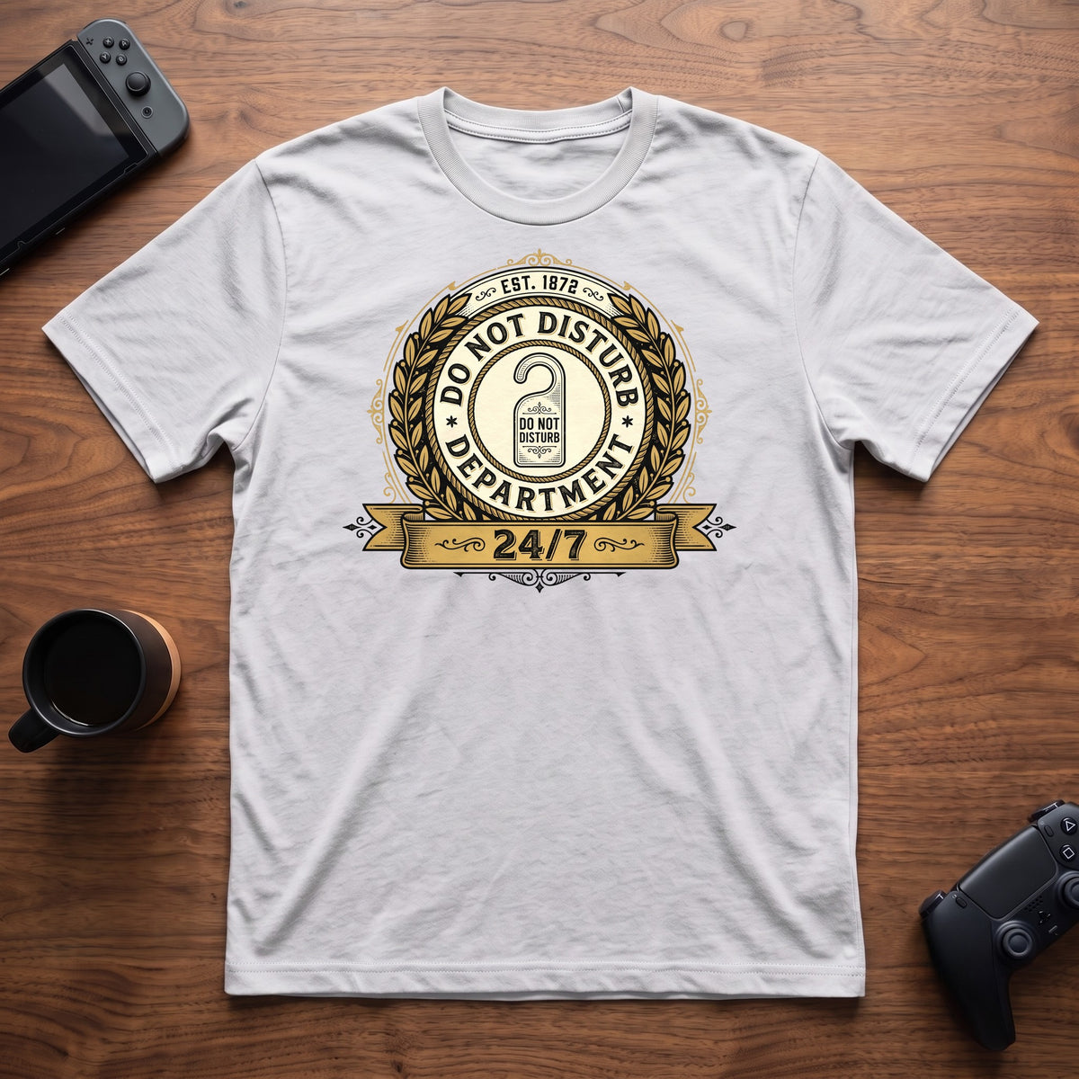 Do Not Disturb Department T-Shirt - White