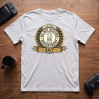 Do Not Disturb Department T-Shirt - White