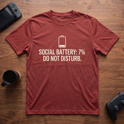 Do Not Disturb T-Shirt - Red