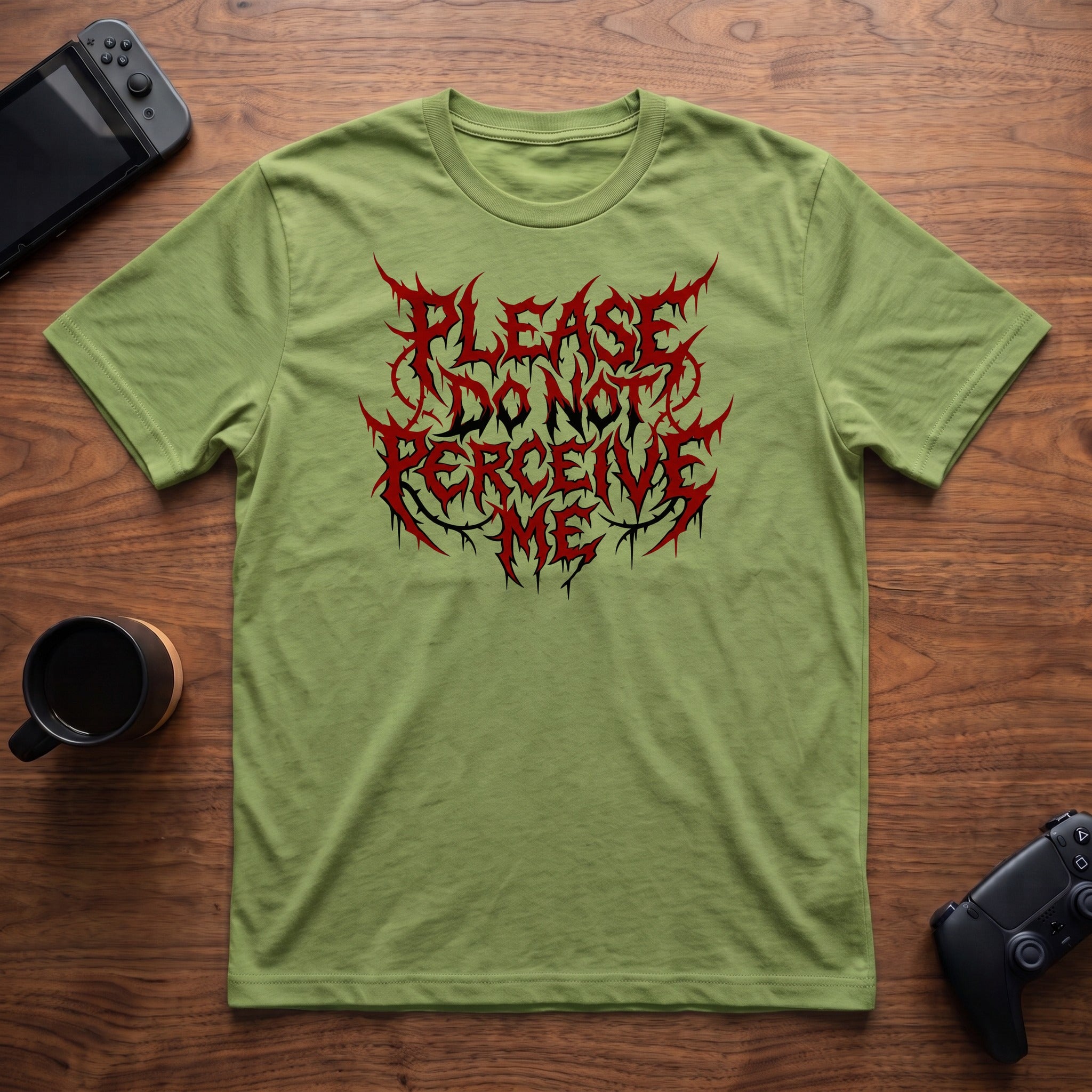 Do Not Perceive Me T-Shirt - Lime