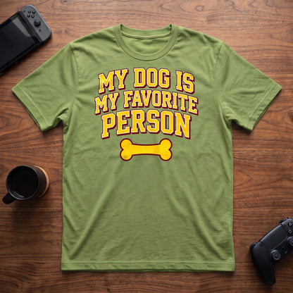 Dog Is My Fav T-Shirt - Lime