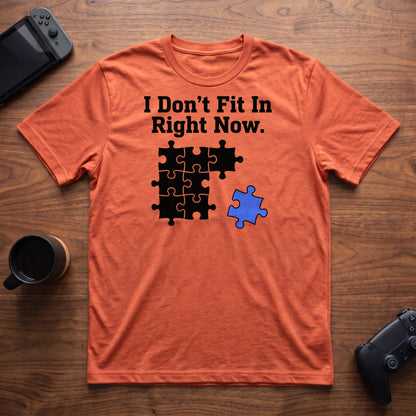 Don't Fit In T-Shirt - Heather Orange