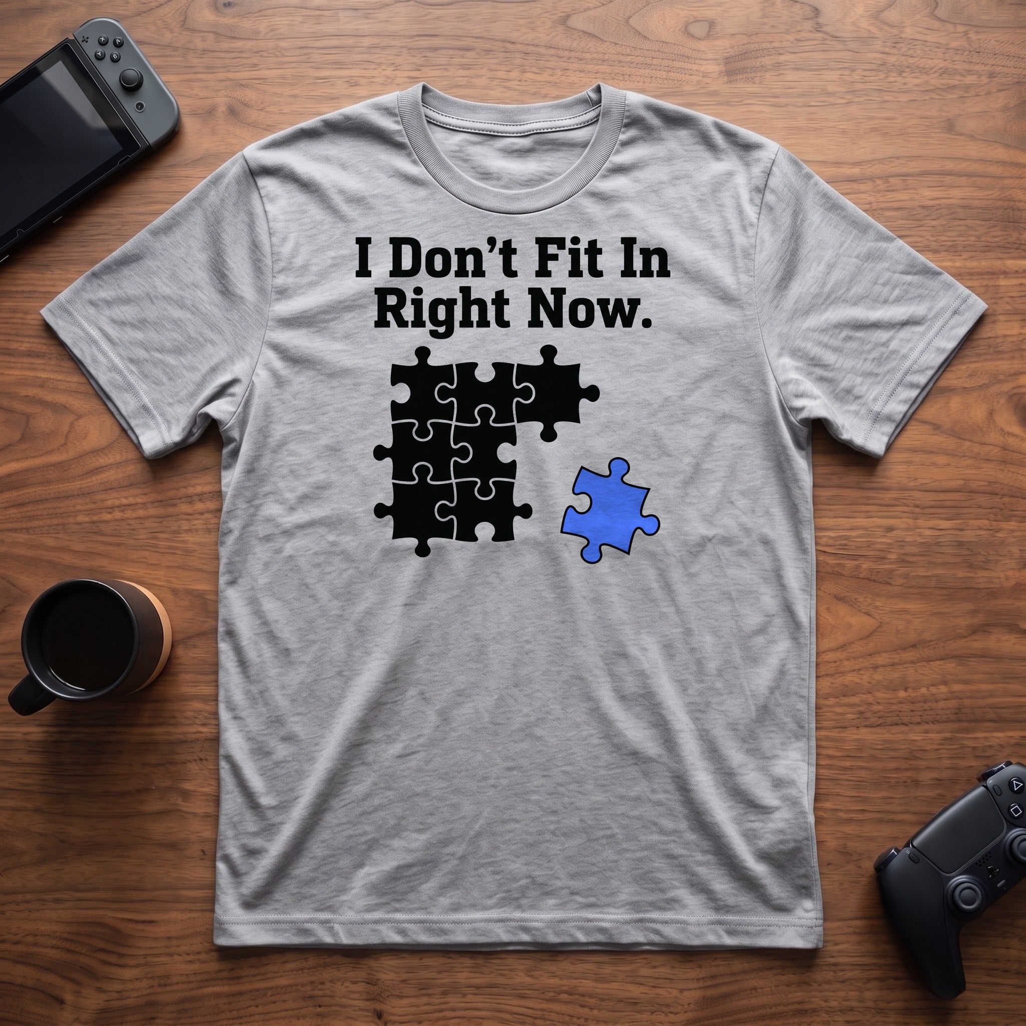 Don't Fit In T-Shirt - Sport Grey
