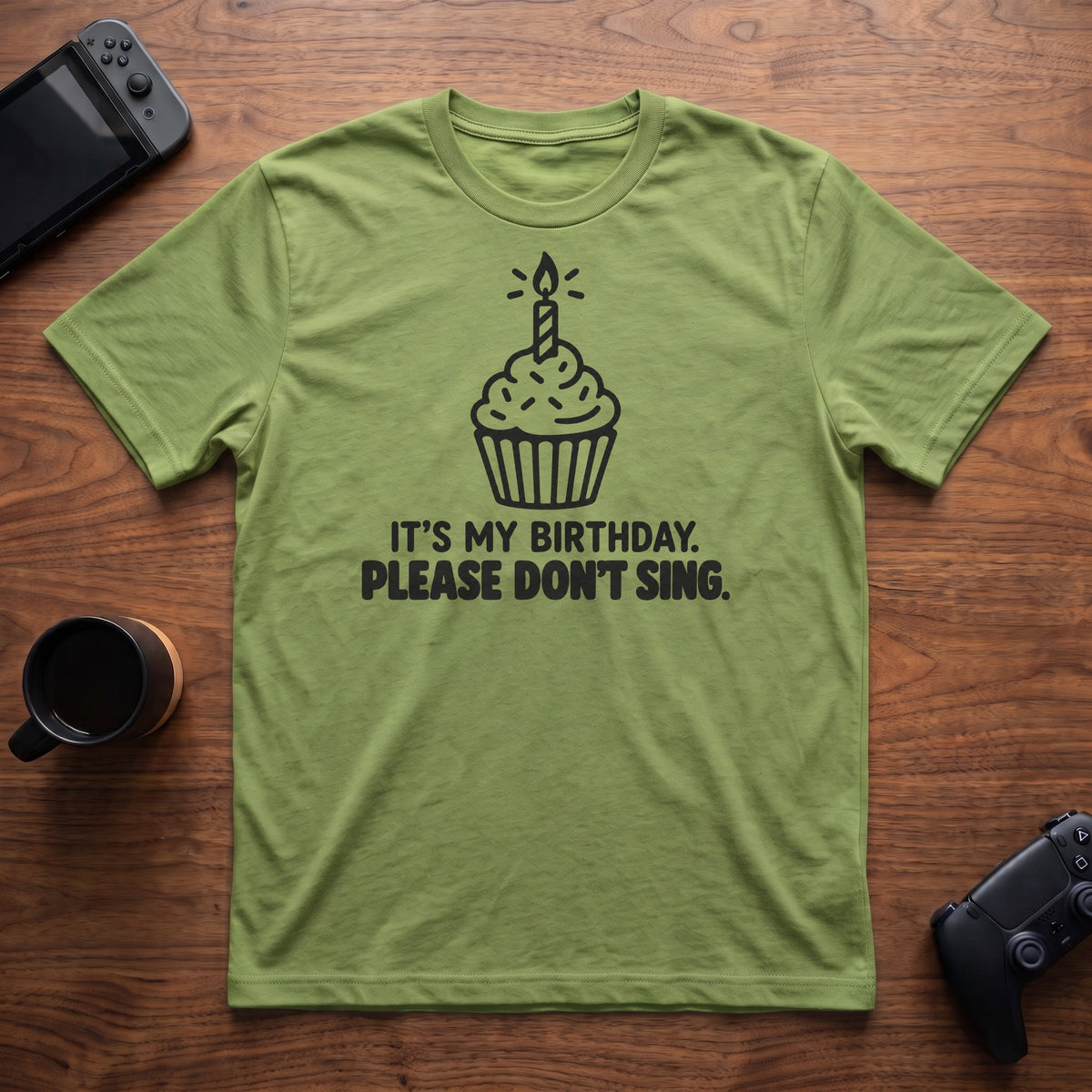 Don't Sing T-Shirt - Lime