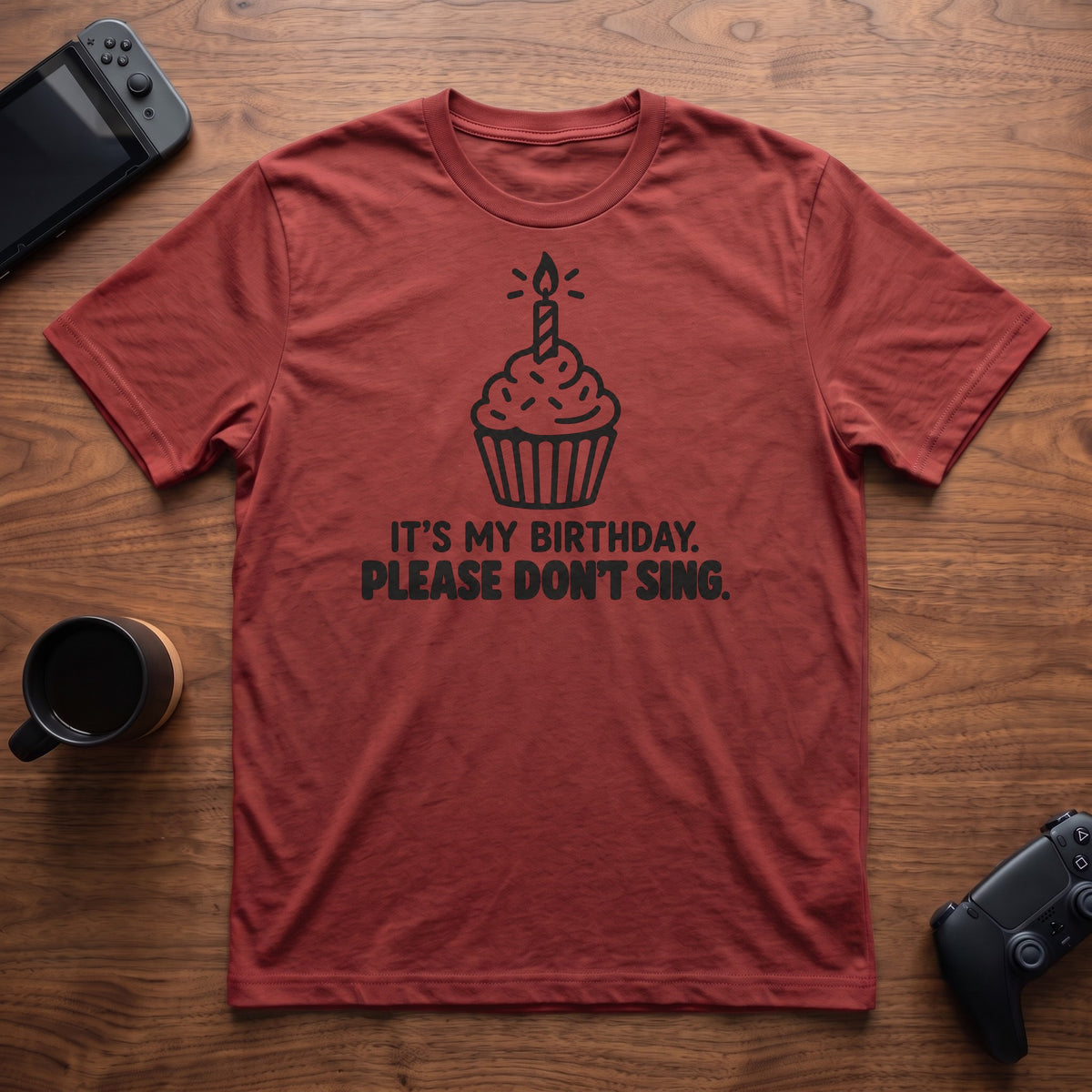 Don't Sing T-Shirt - Red
