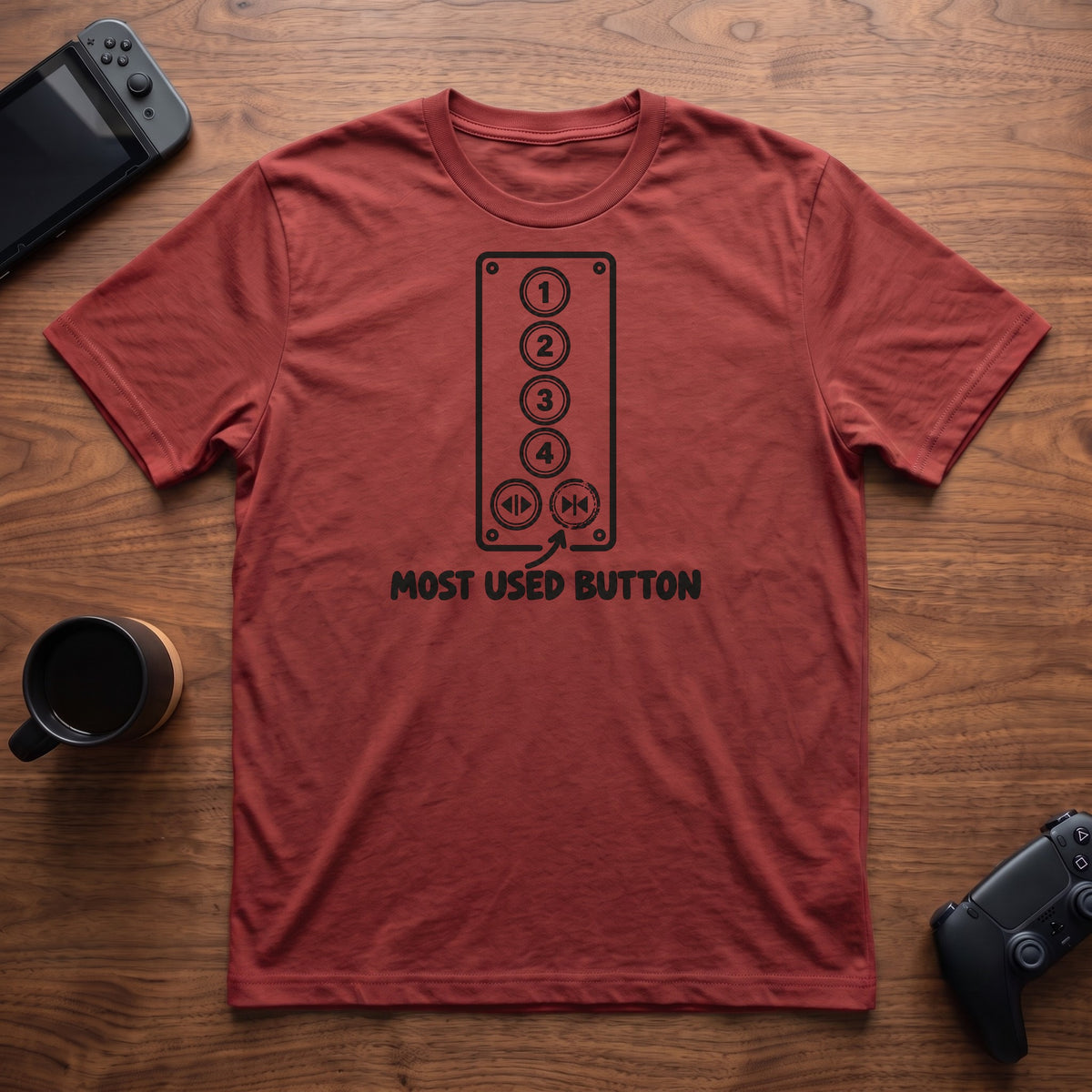 Door Close T-Shirt - Red