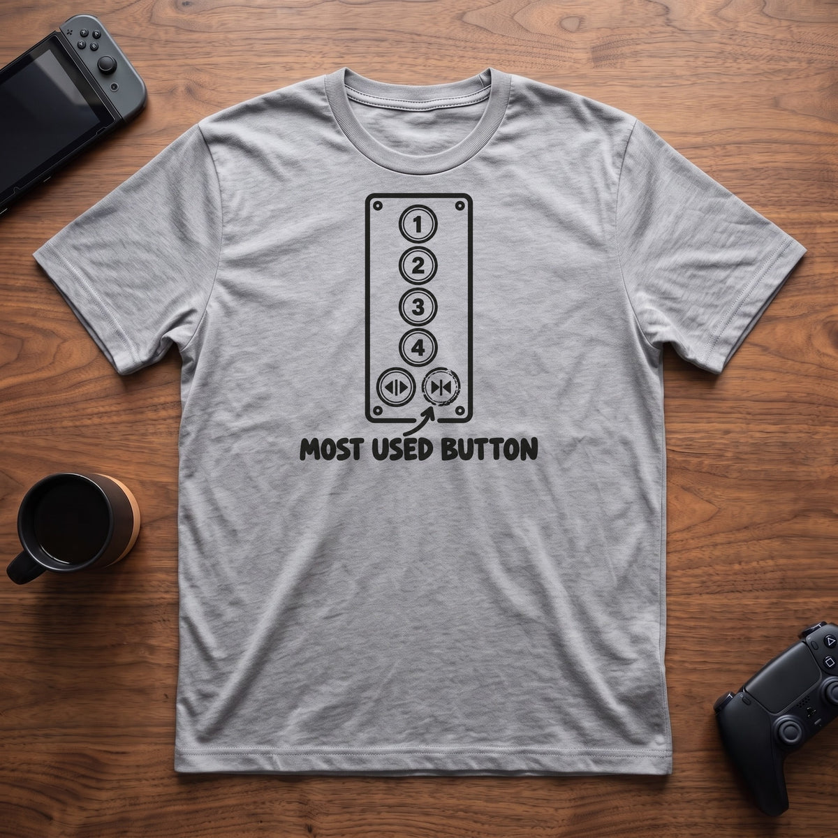 Door Close T-Shirt - Sport Grey