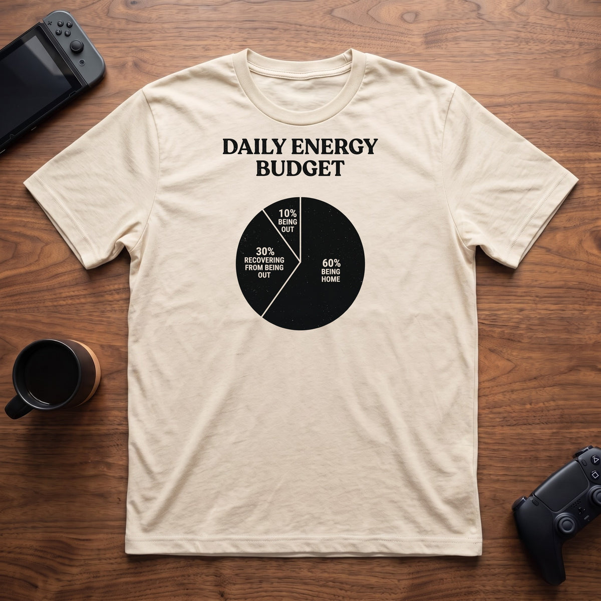 Energy Budget T-Shirt - Natural