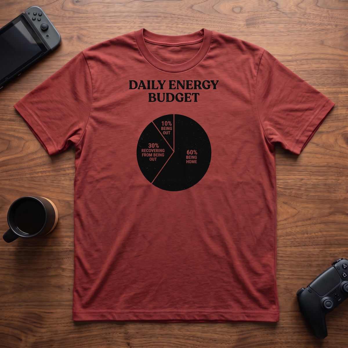 Energy Budget T-Shirt - Red