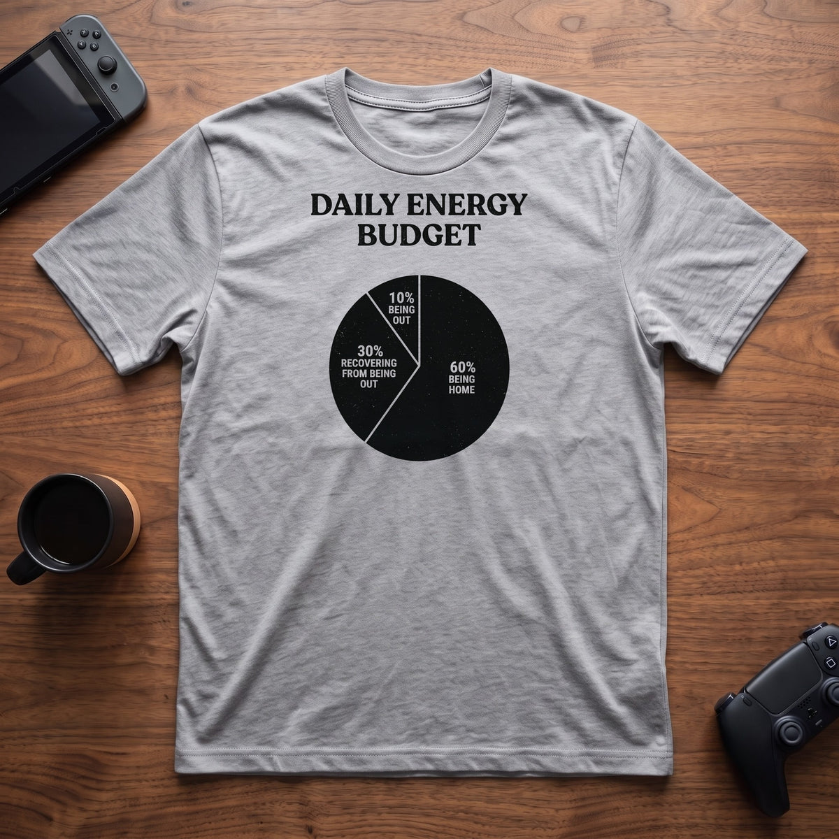 Energy Budget T-Shirt - Sport Grey