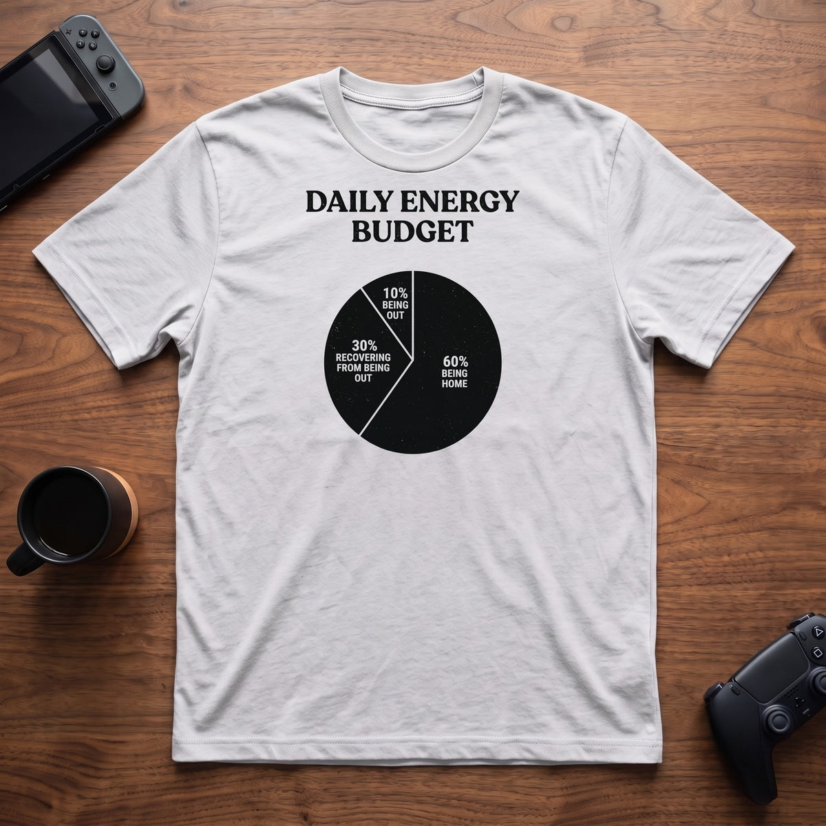 Energy Budget T-Shirt - White