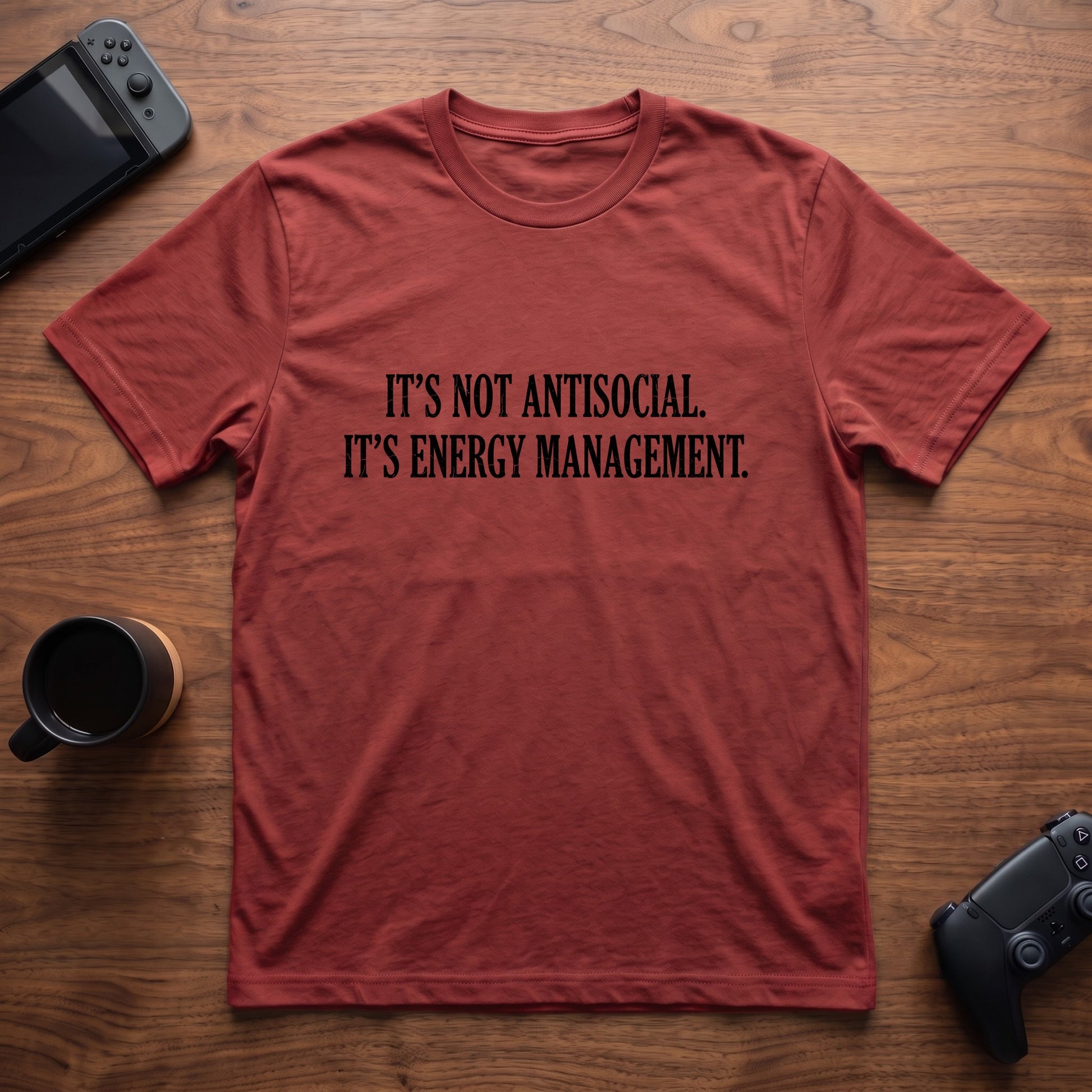 energy-management-t-shirt - Red