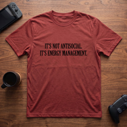 energy-management-t-shirt - Red