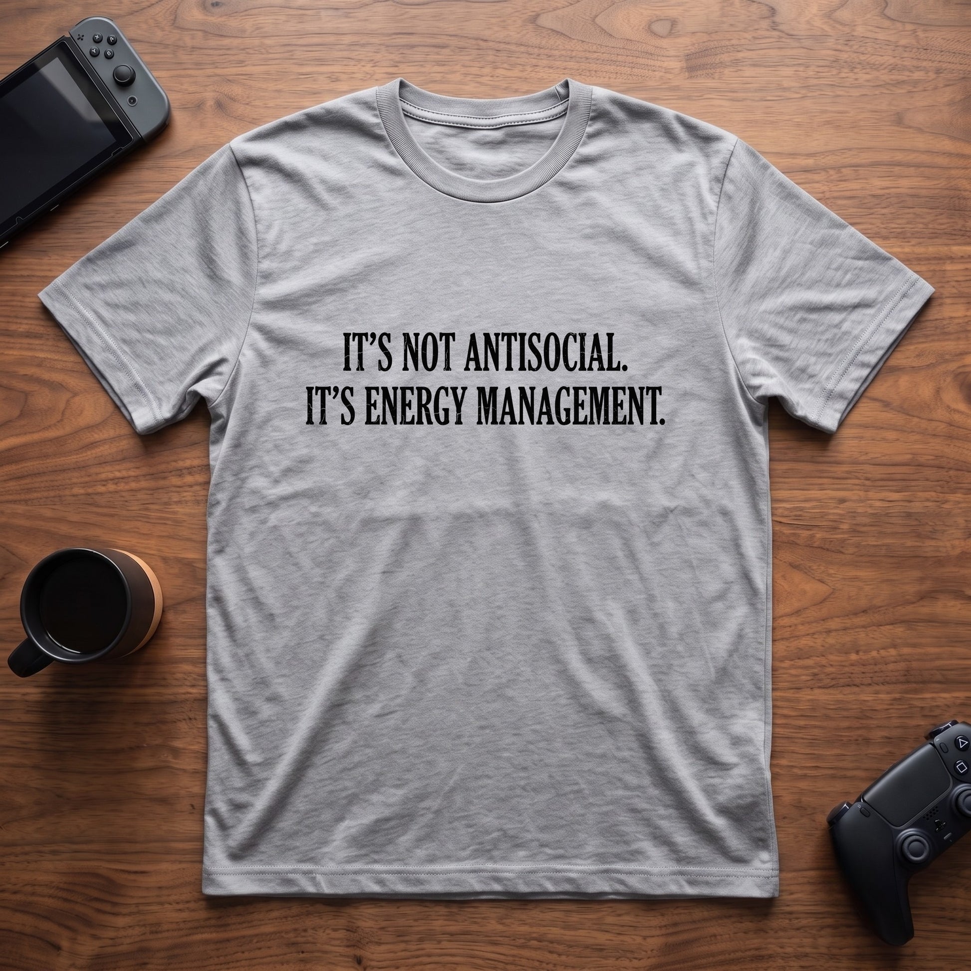 energy-management-t-shirt - Sport Grey