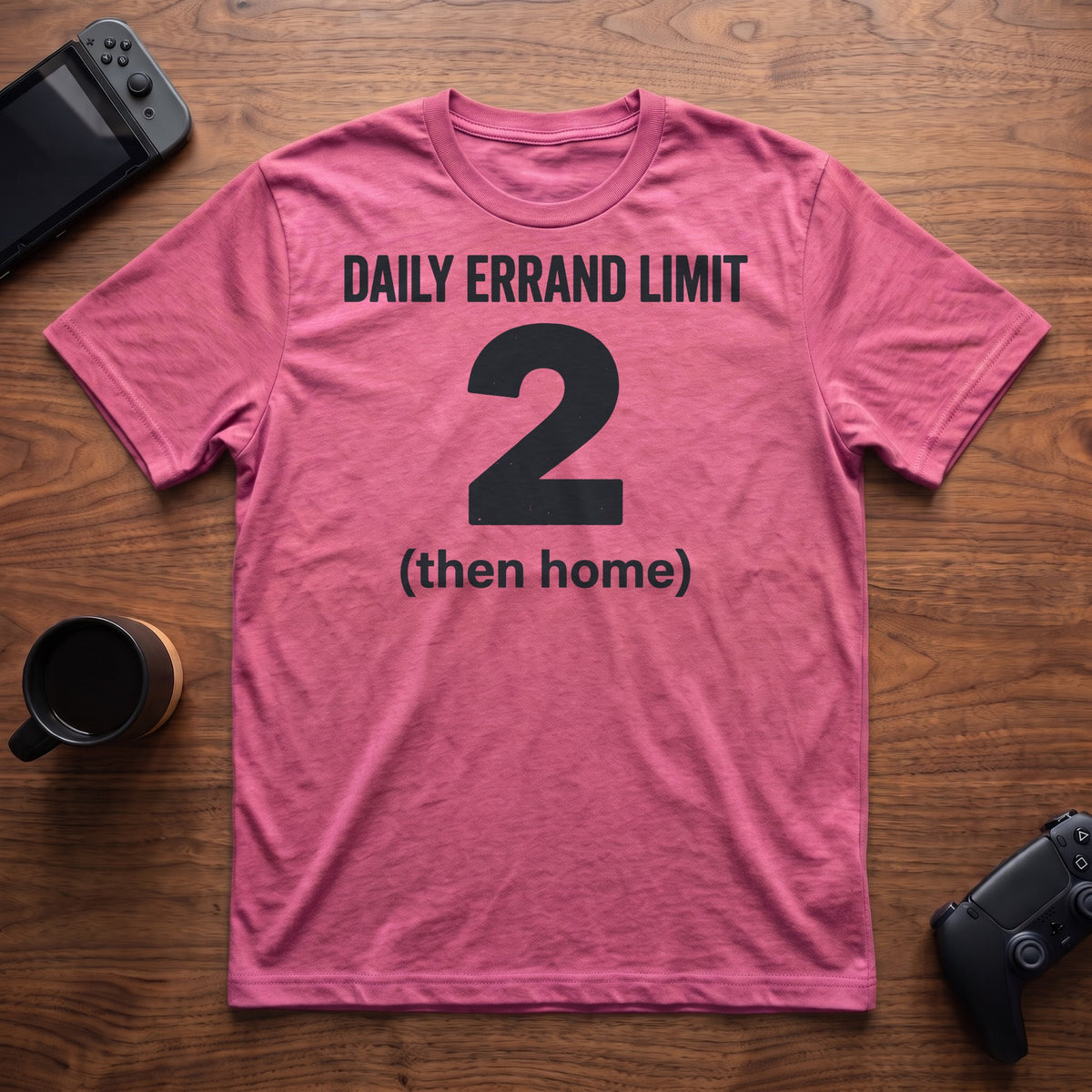 Errand Limit T-Shirt - Heather Berry