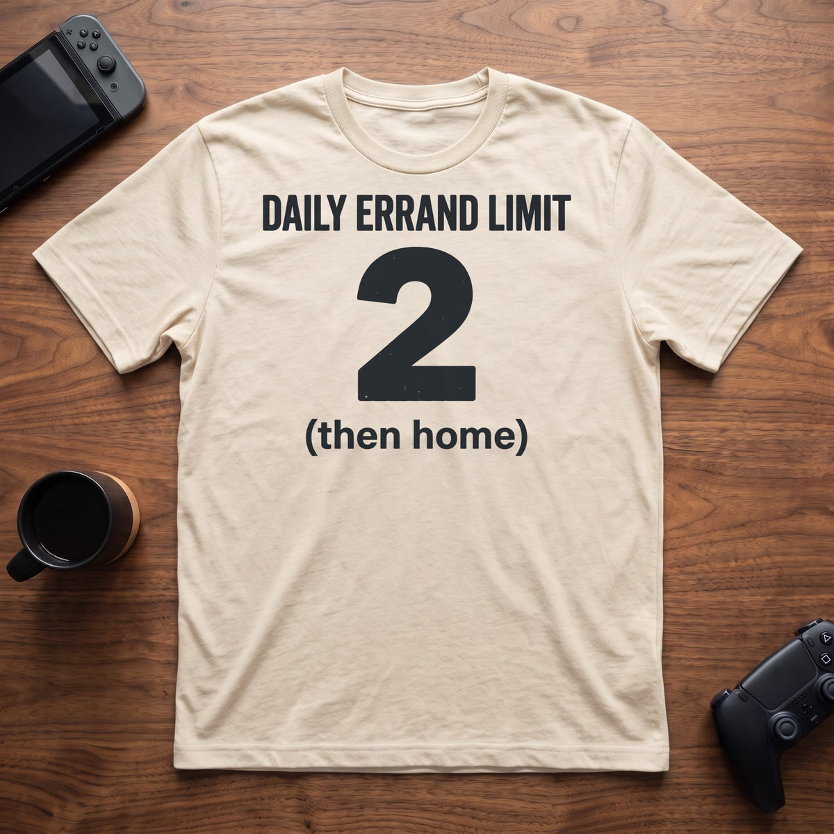 Errand Limit T-Shirt - Natural