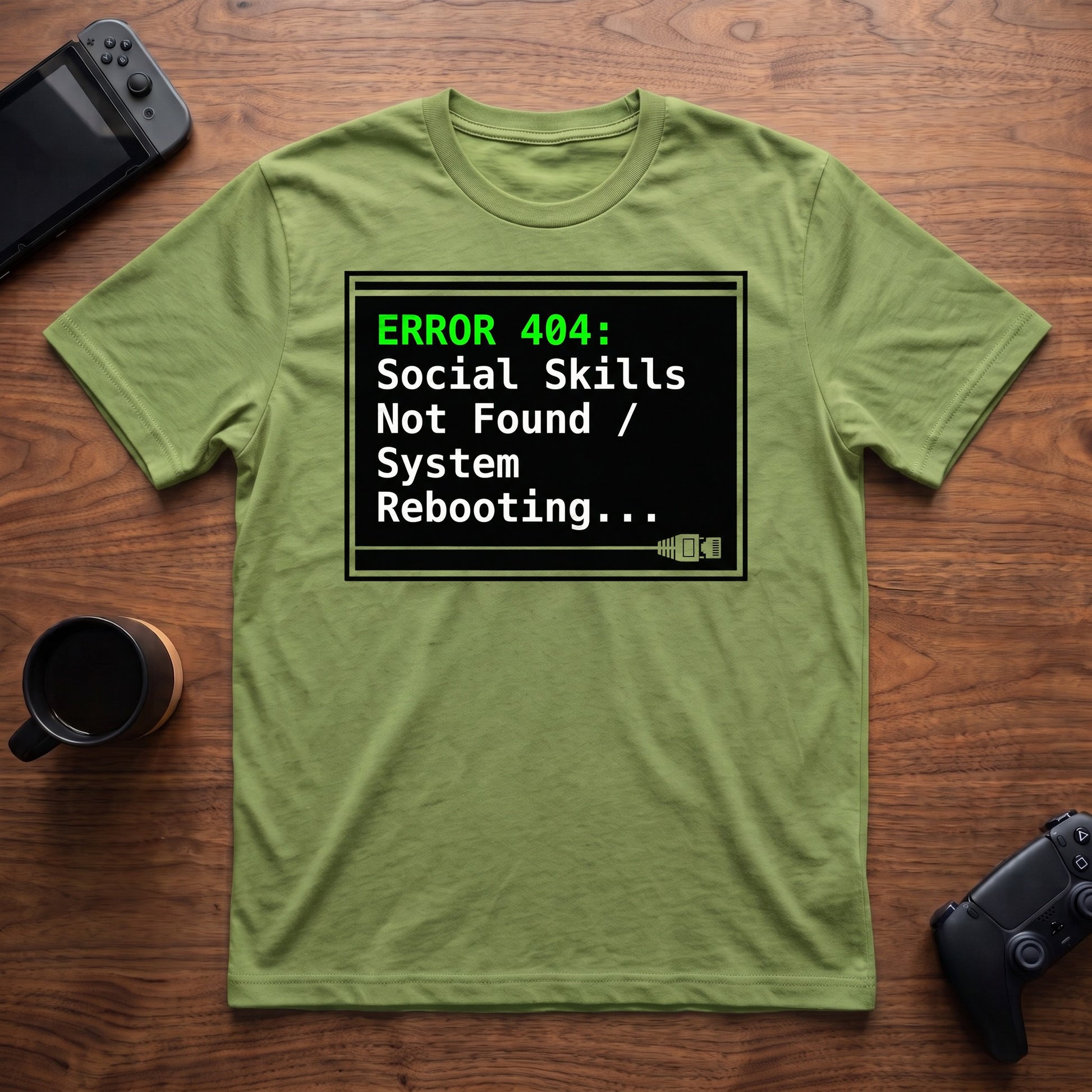 Error 404 T-Shirt - Lime