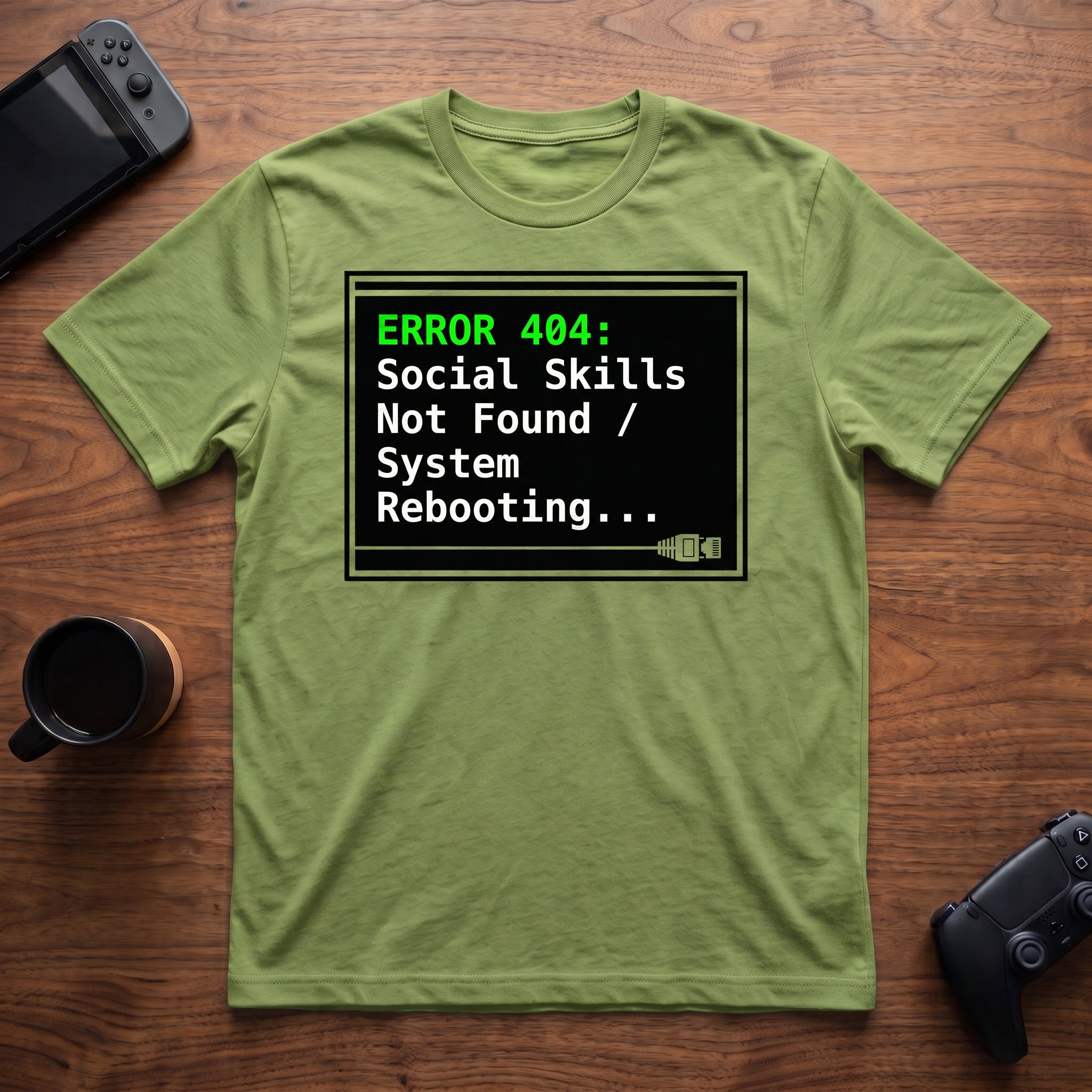 Error 404 T-Shirt - Lime