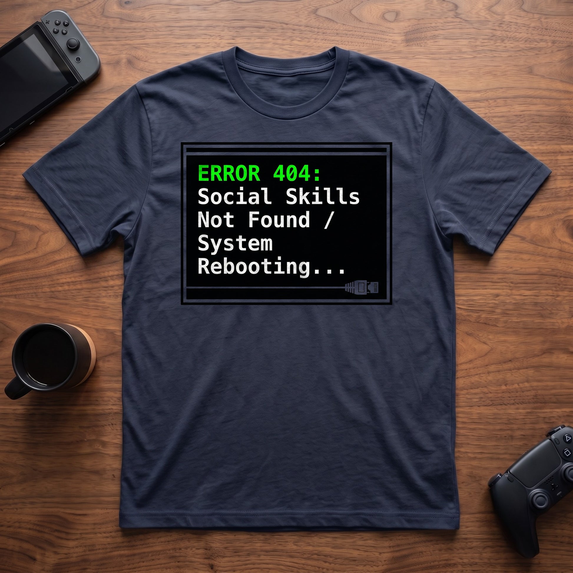 Error 404 T-Shirt - Navy