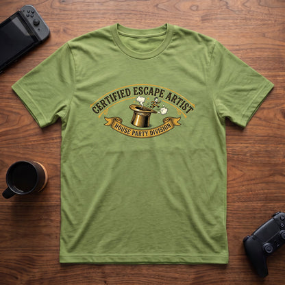 escape-artist-t-shirt - Lime