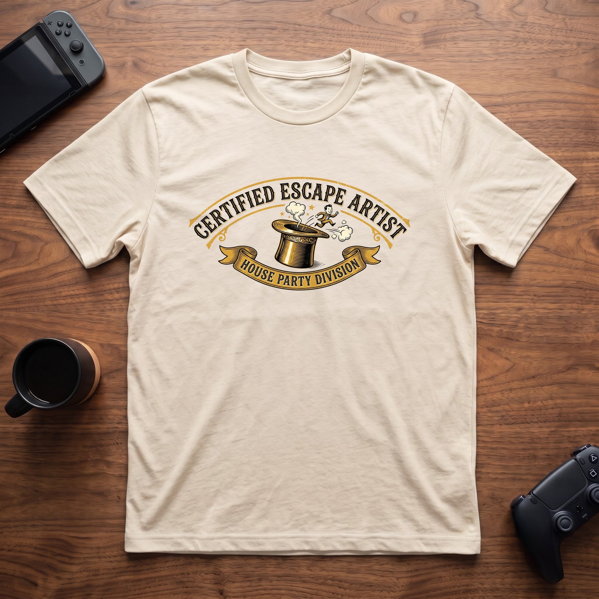 escape-artist-t-shirt - Natural