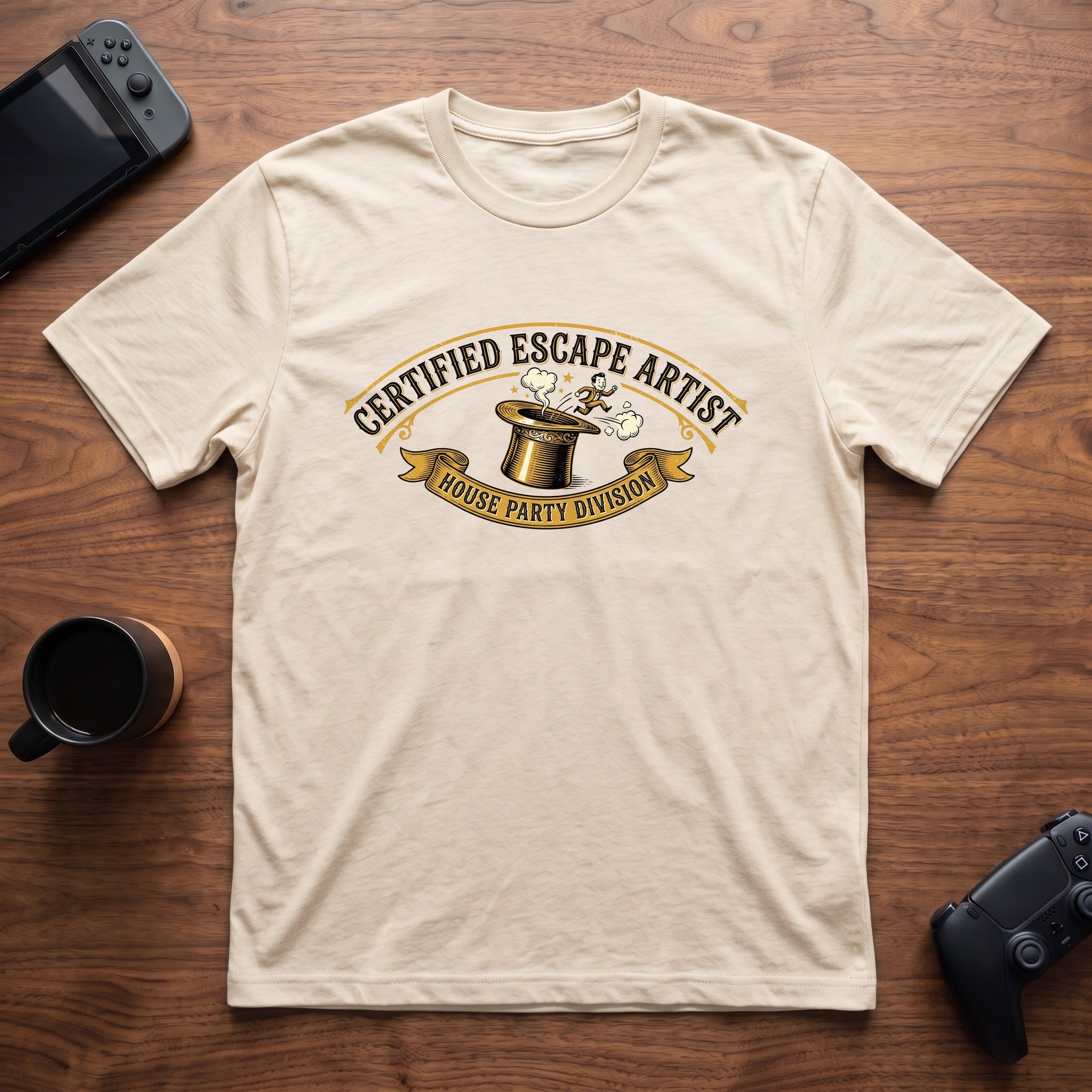 escape-artist-t-shirt - Natural