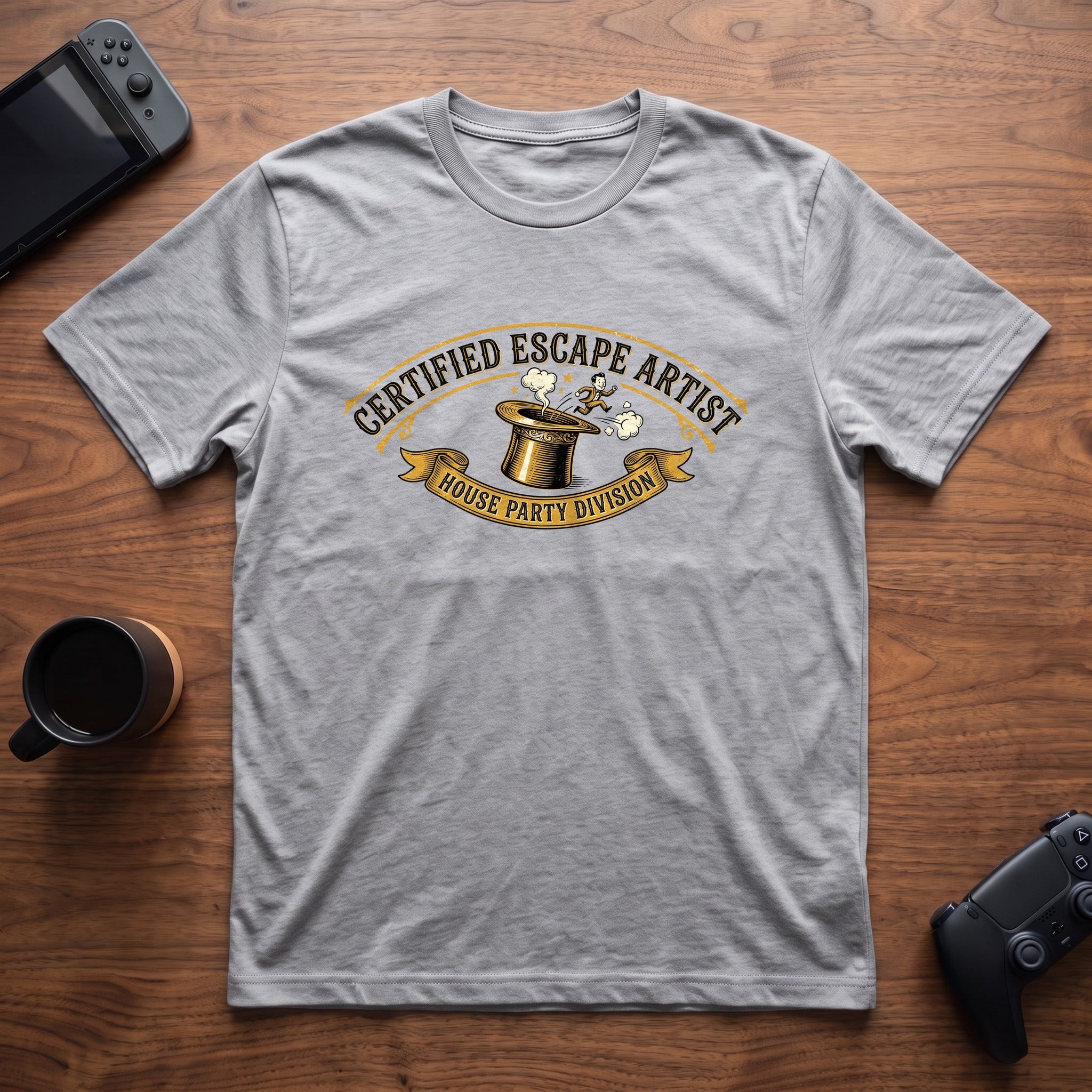 escape-artist-t-shirt - Sport Grey