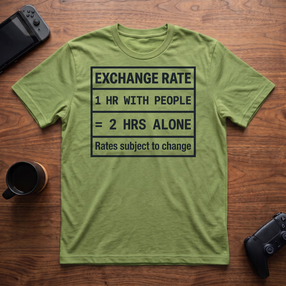 Exchange Rate T-Shirt - Lime