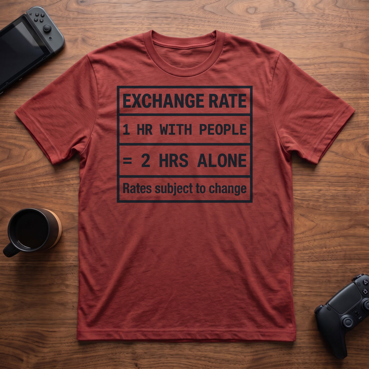 Exchange Rate T-Shirt - Red