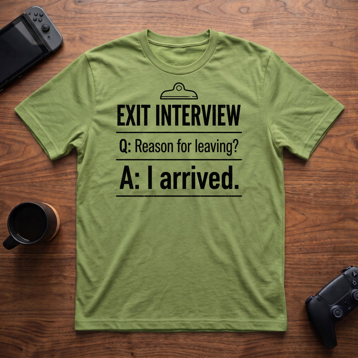 Exit Interview T-Shirt - Lime