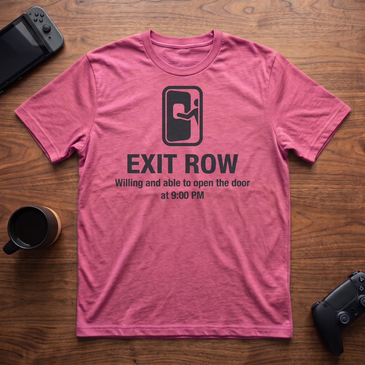 Exit Row T-Shirt - Heather Berry