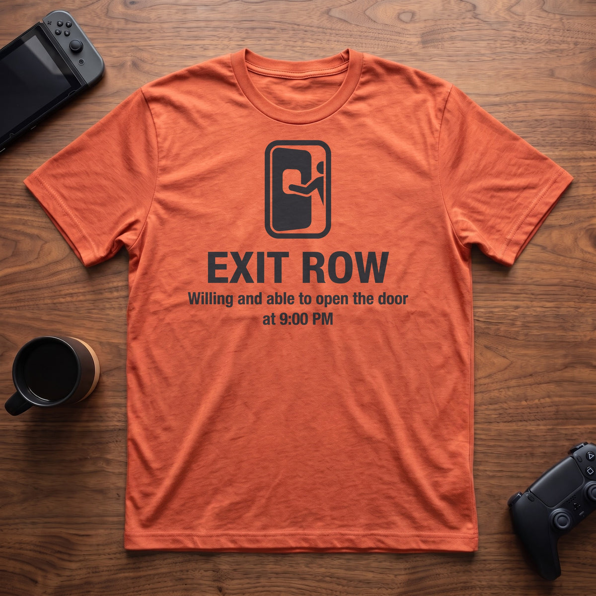 Exit Row T-Shirt - Heather Orange