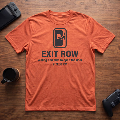 Exit Row T-Shirt - Heather Orange