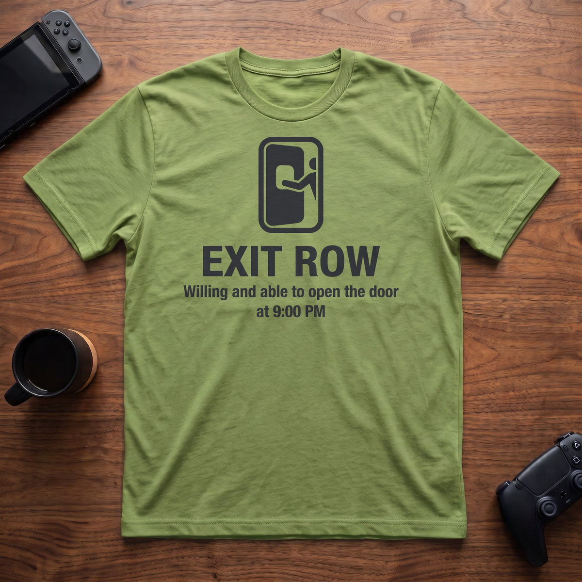 Exit Row T-Shirt - Lime