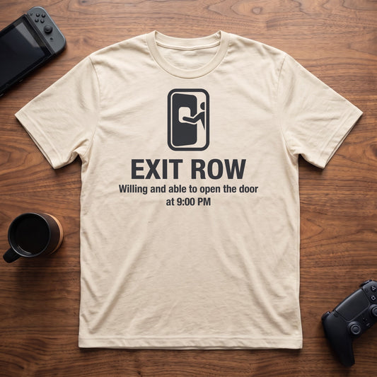 Exit Row T-Shirt - Natural